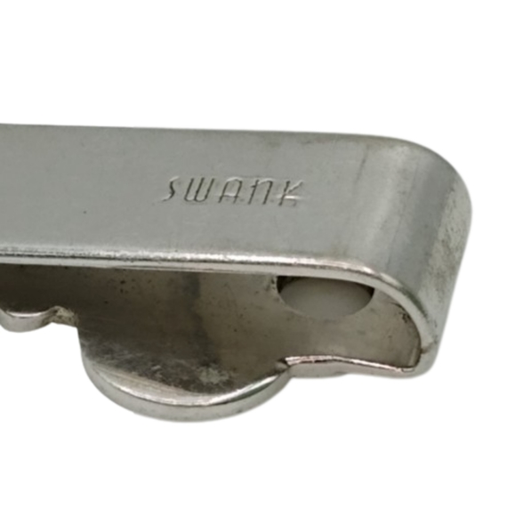 SWANK Silver tone Key Novelty Tie Bar - Picture 2 of 7